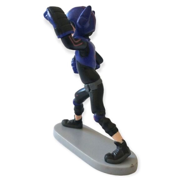 Hiro Hamada Cake Topper Disney Big Hero Action Figure PVC Anime 2.5" Purple Blk. - Picture 8 of 16
